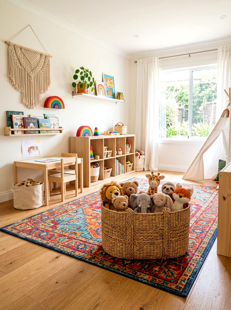 Seagrass Toy Basket - 30 reusable storage ideas