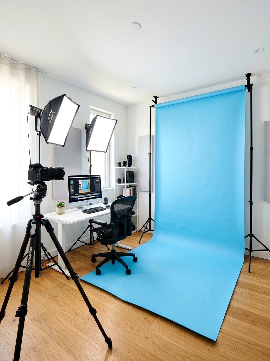 Seamless Paper Roll - 30 home studio backdrop ideas