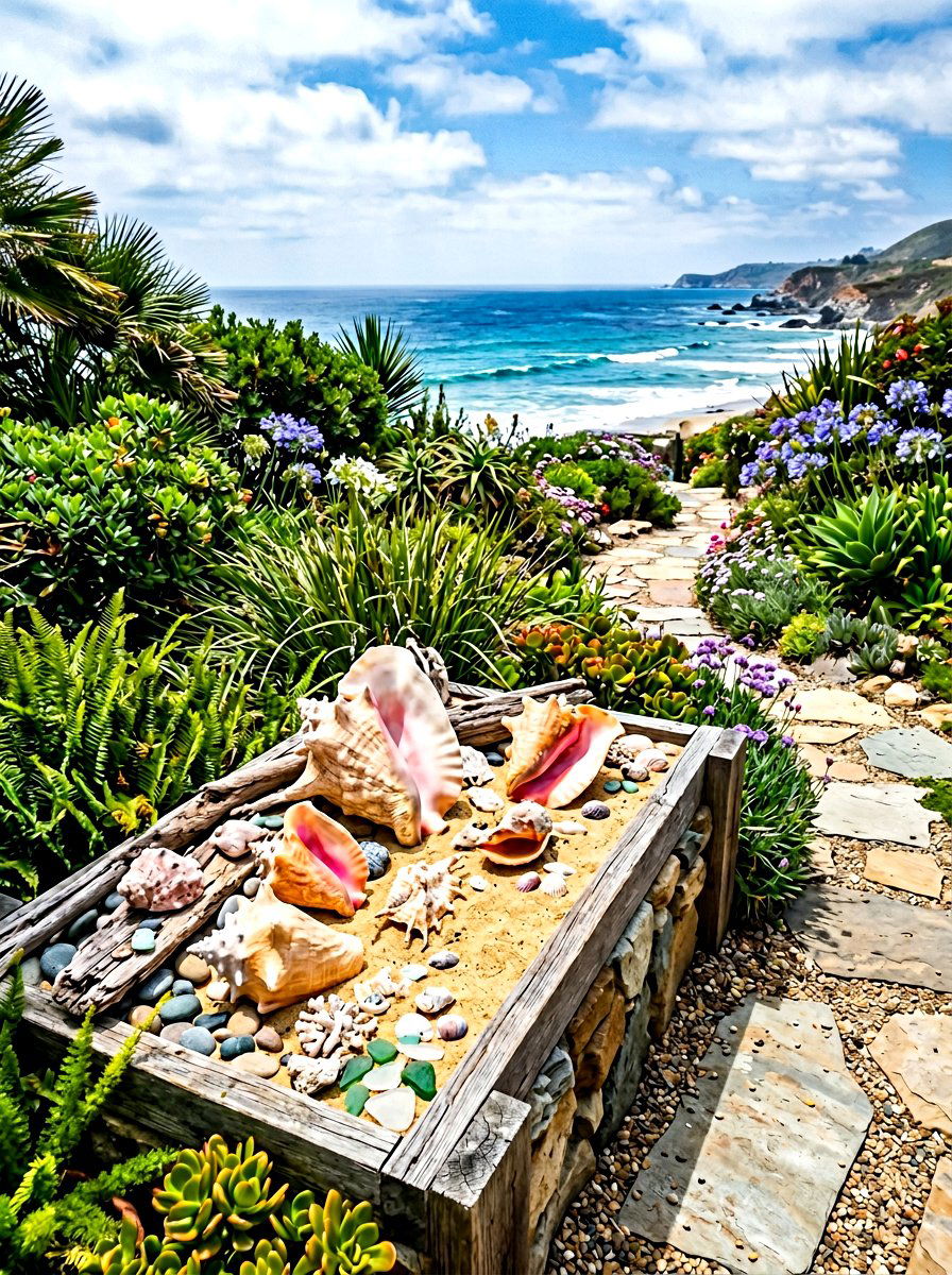Seashell Display - 30 butterfly puddling station ideas