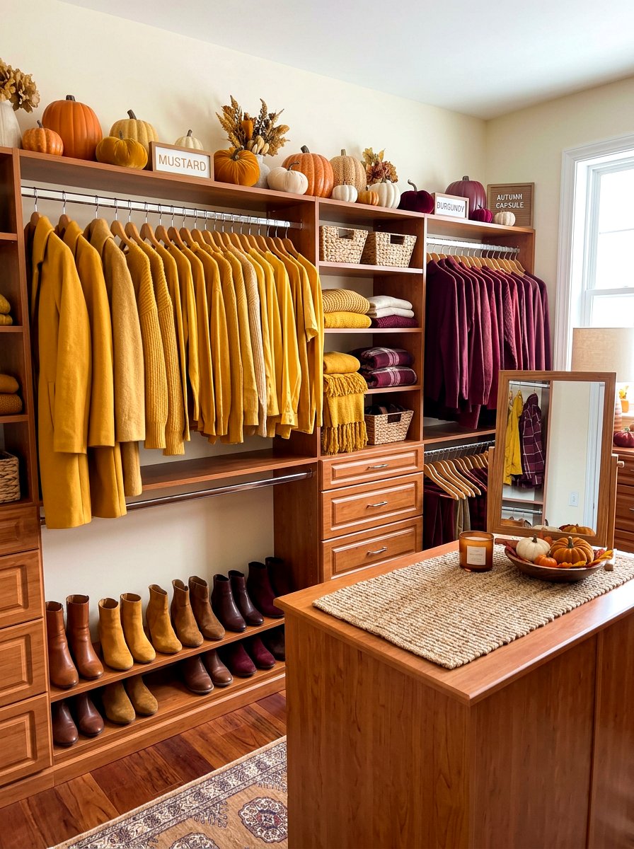 Seasonal Color Closet - 30 color coordinated closet ideas