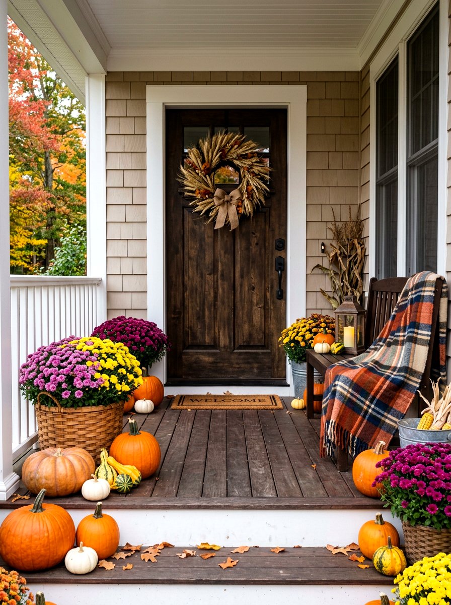 Seasonal Front Porch Decor - 30 porch entry ideas
