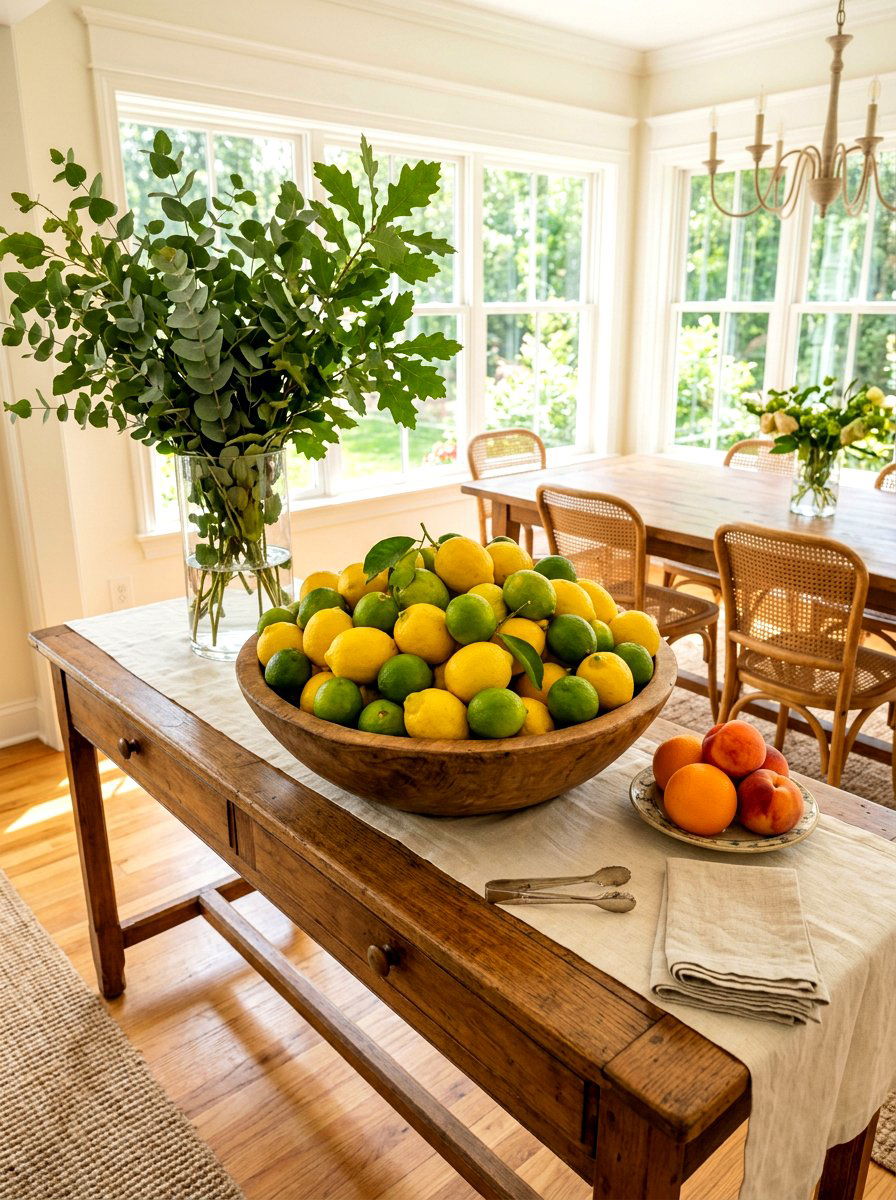 Seasonal Fruit Display - 30 buffet table styling ideas