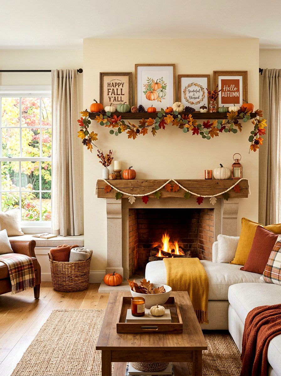 Seasonal Holiday Wall Ledge - 30 picture ledge renter ideas