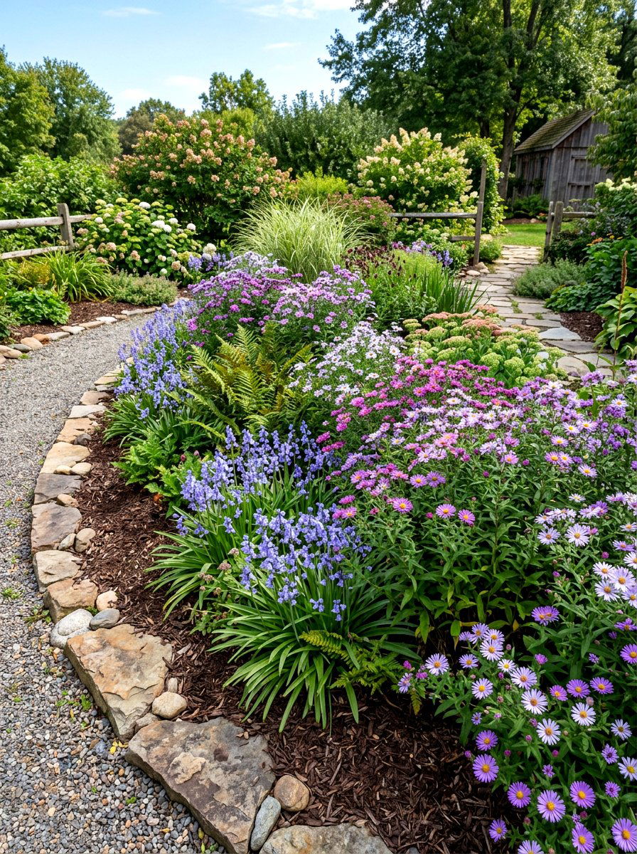 Seasonal bloom bed - 30 wildflower patch ideas