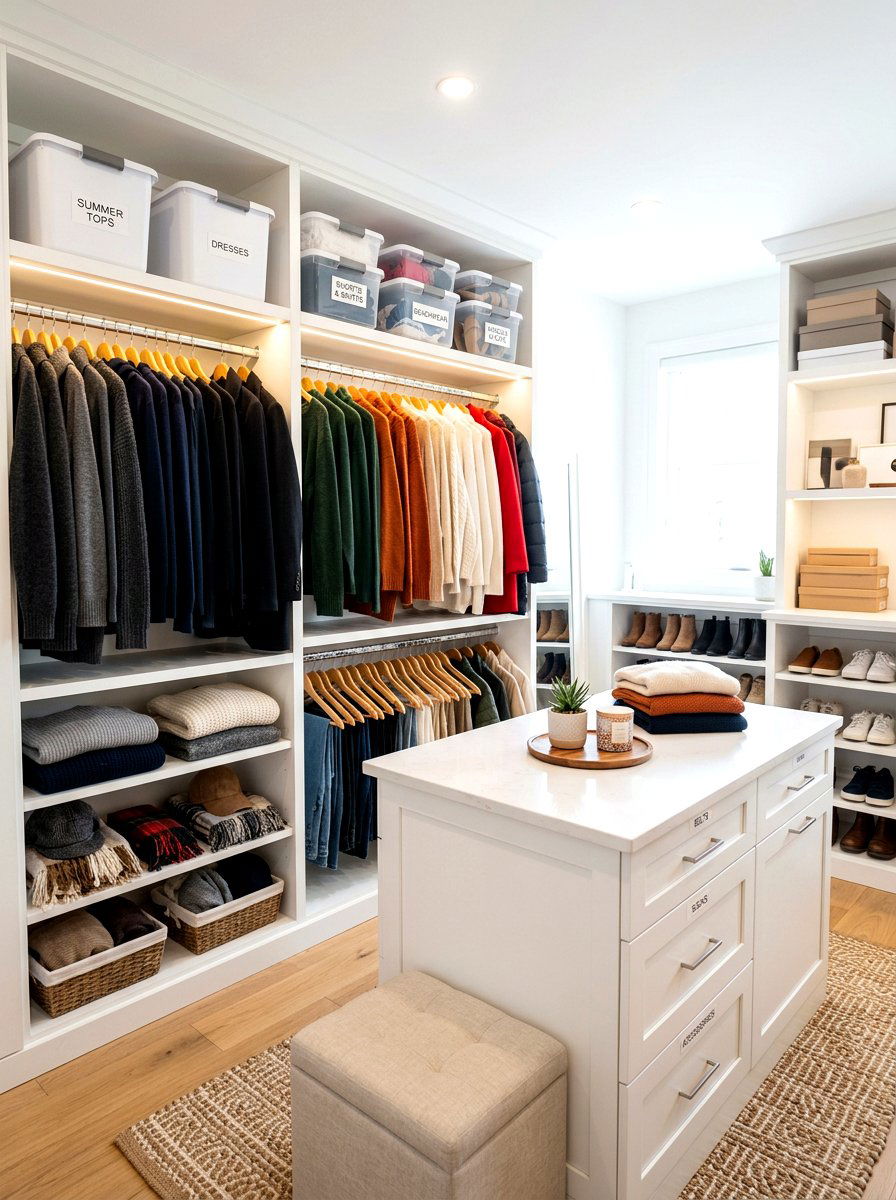 Seasonal closet swap - 30 fall reset home ideas