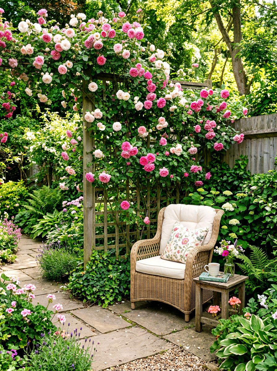 Secluded Garden Corner - 30 meditation garden ideas