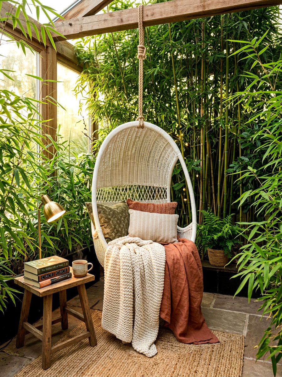 Secluded Reading Nook - 30 patio makeover ideas