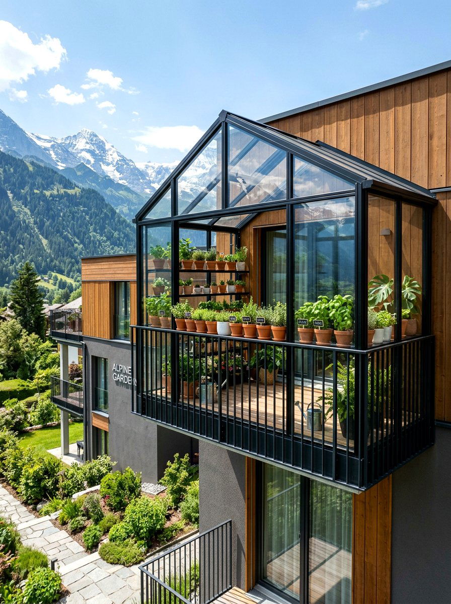 Second Story Greenhouse - 30 attached greenhouse ideas