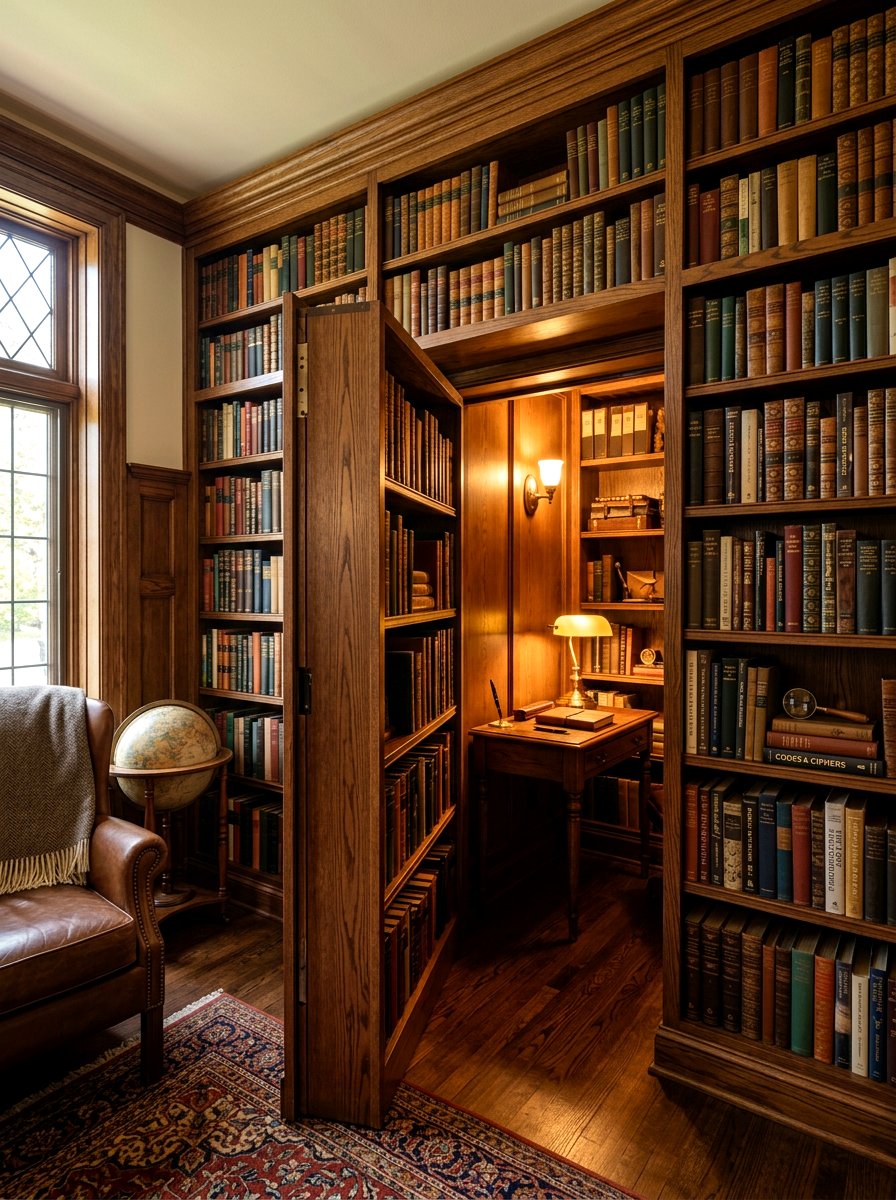 Secret Door Bookcase Office - 30 archive room office ideas