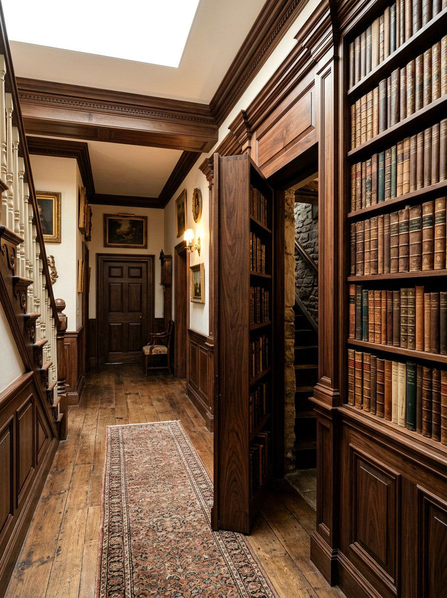 Secret Door Bookshelf - 30 real bookshelf decor ideas