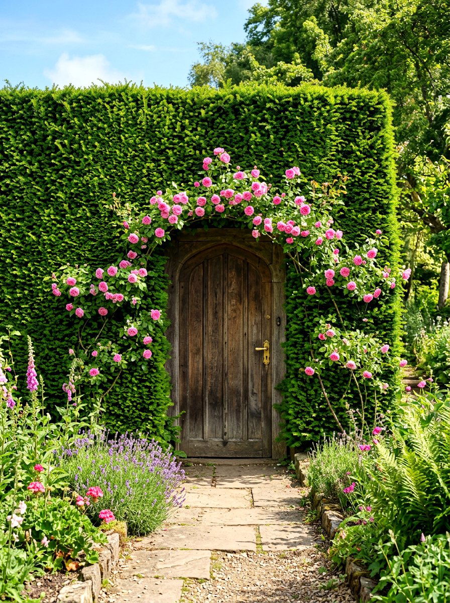 Secret Door In Hedge - 30 secret garden ideas