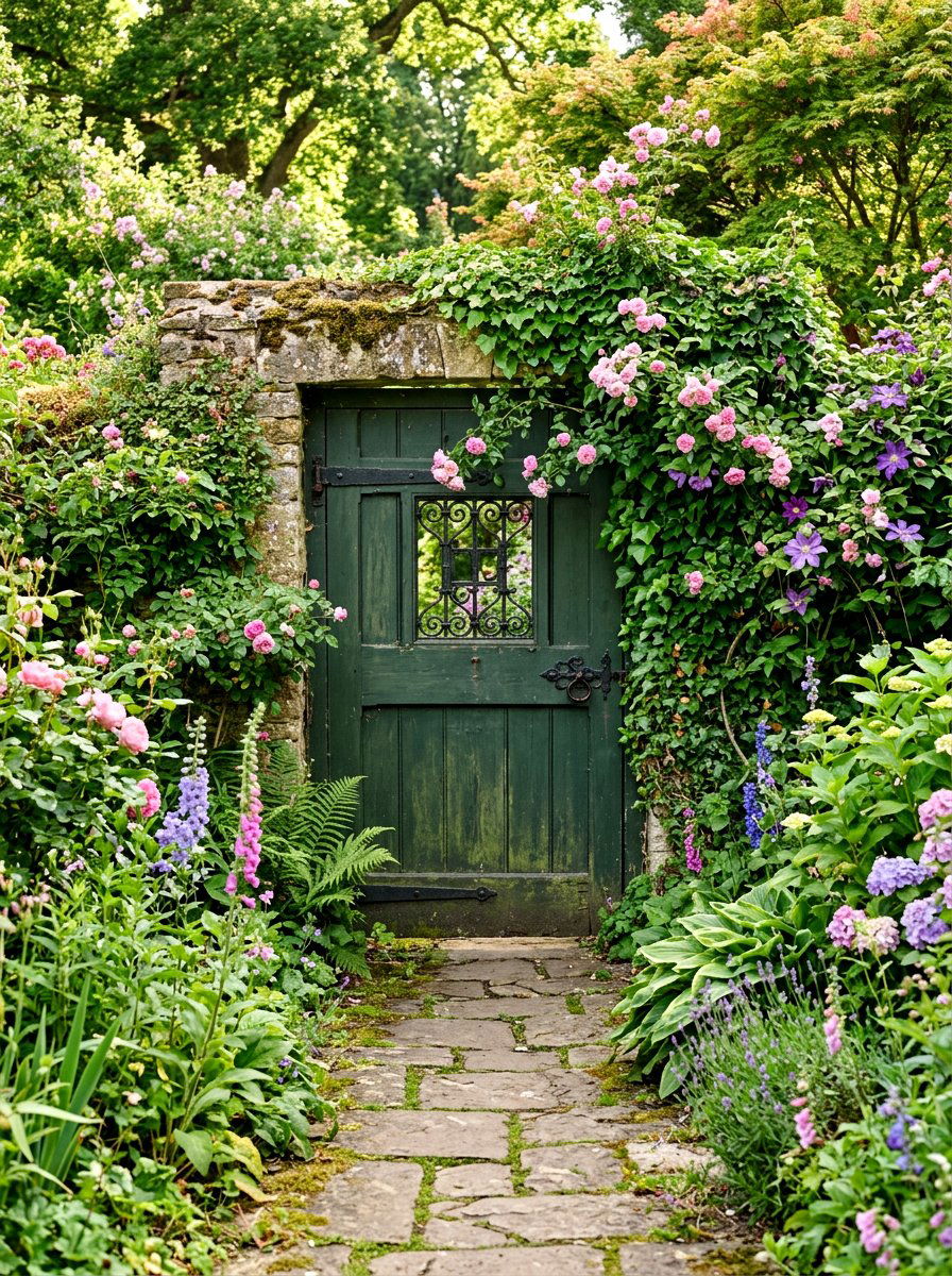 Secret Garden Gate - 30 fence gate ideas