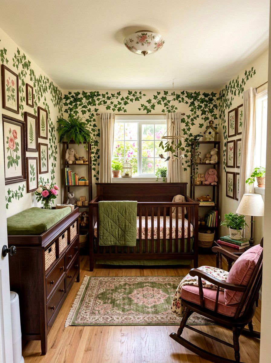 Secret Garden Inspired Nursery - 30 vintage book nursery ideas