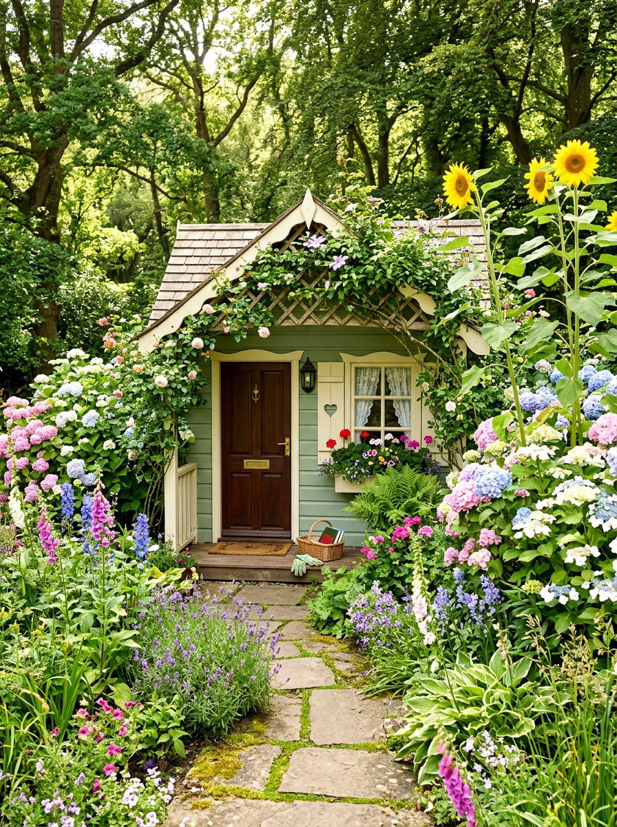 Secret Garden Playhouse - 30 playhouse ideas