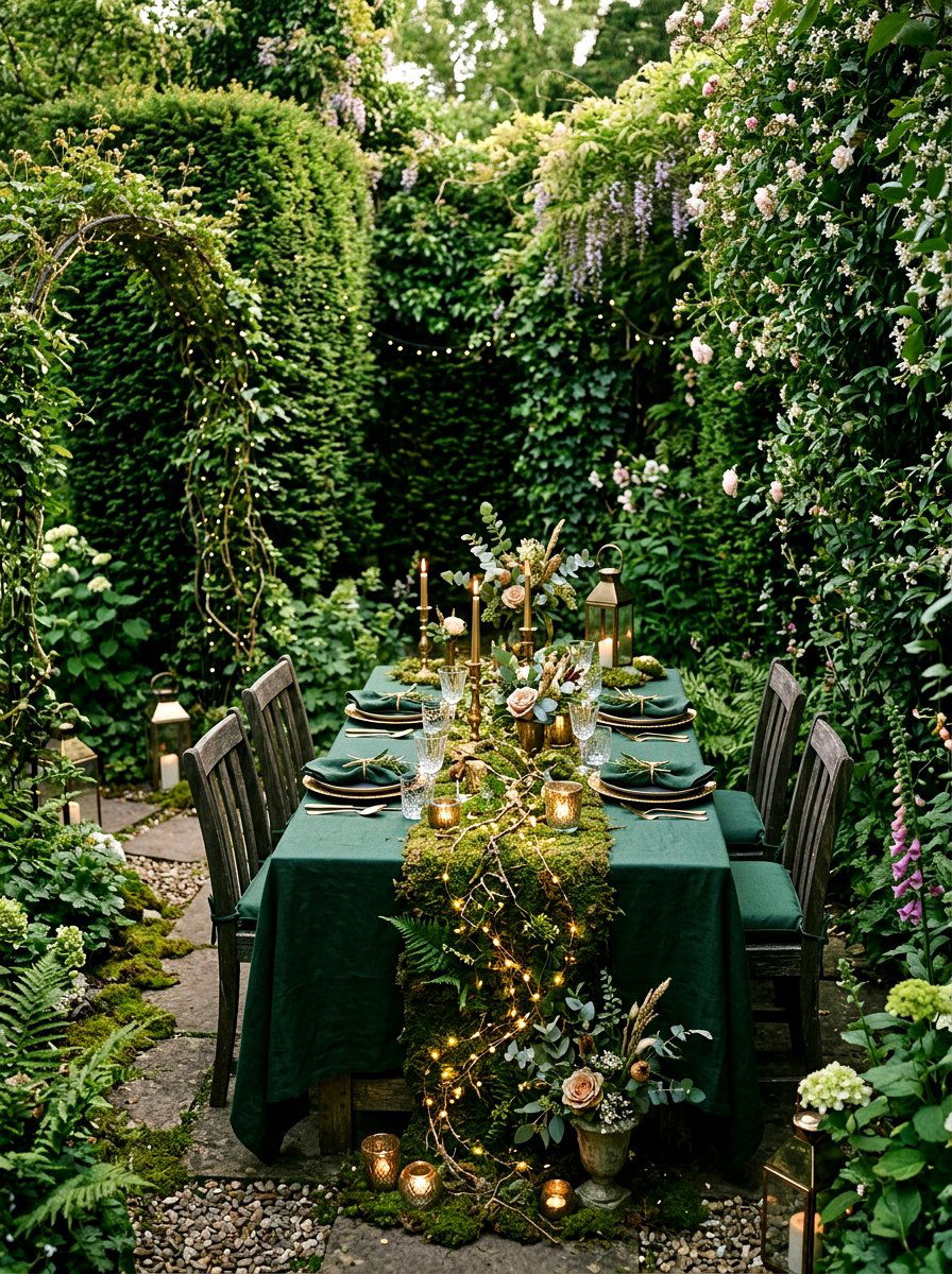 Secret Garden Table Decor - 30 garden party table ideas