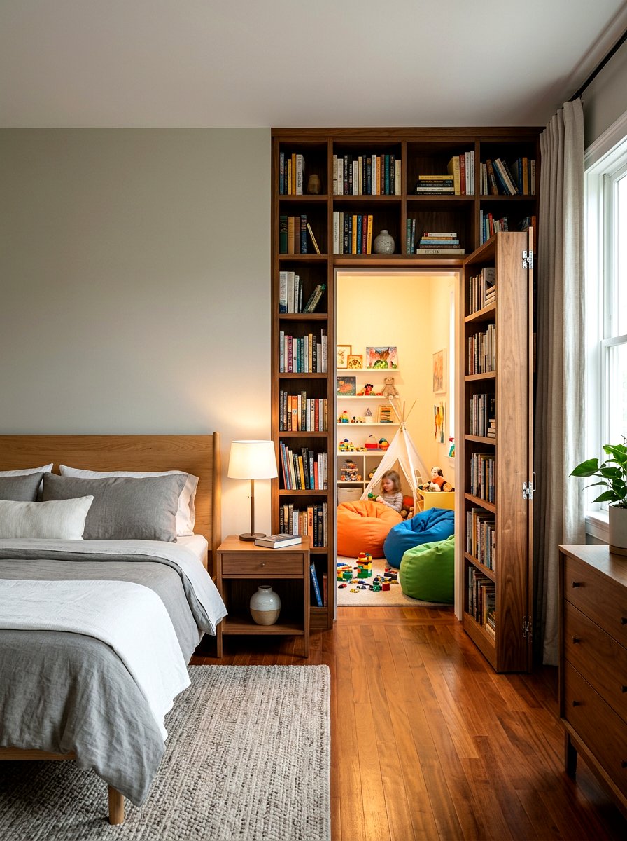 Secret Playroom Hidden Door - 30 creative kids room ideas