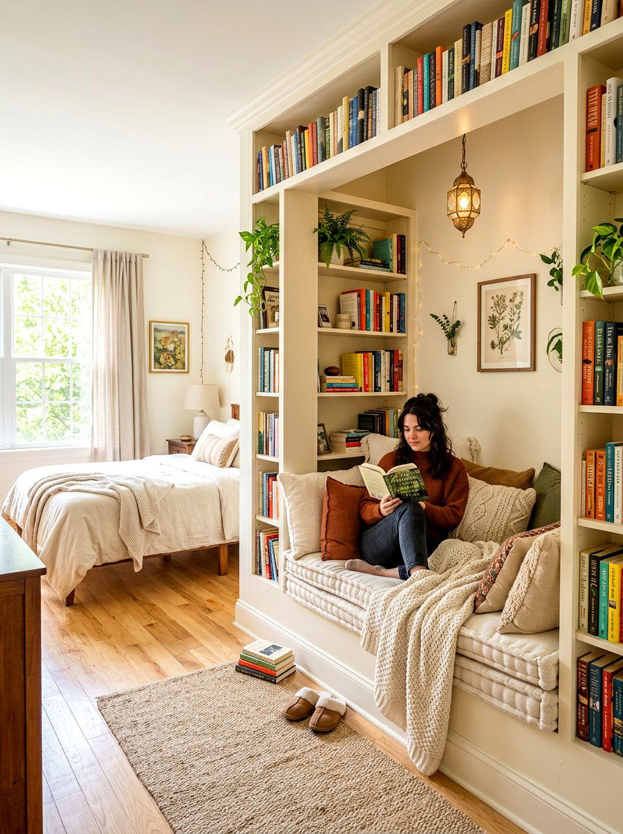 Secret Reading Nook - 30 storybook bedroom ideas