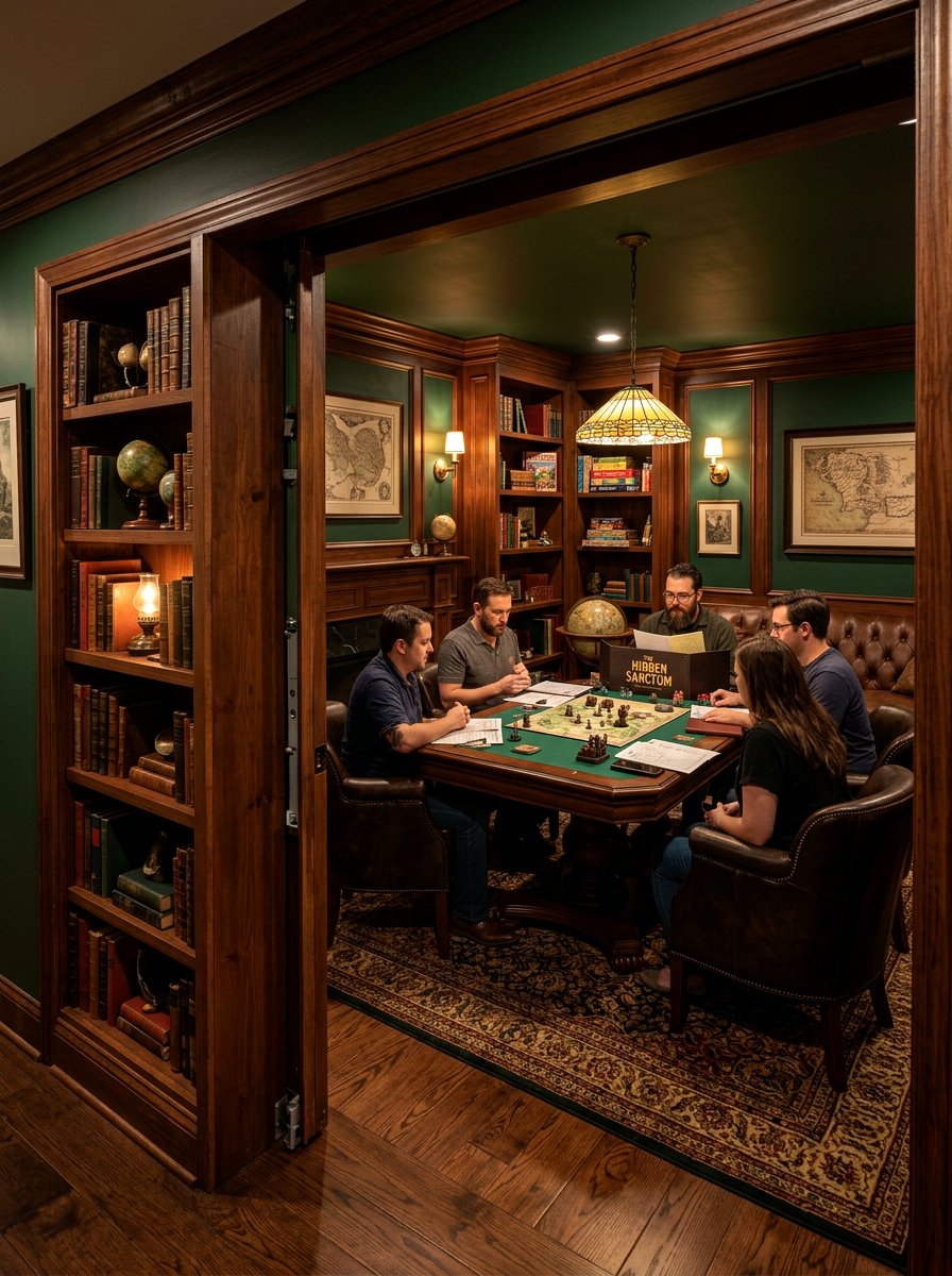 Secret game room - 30 basement game room ideas