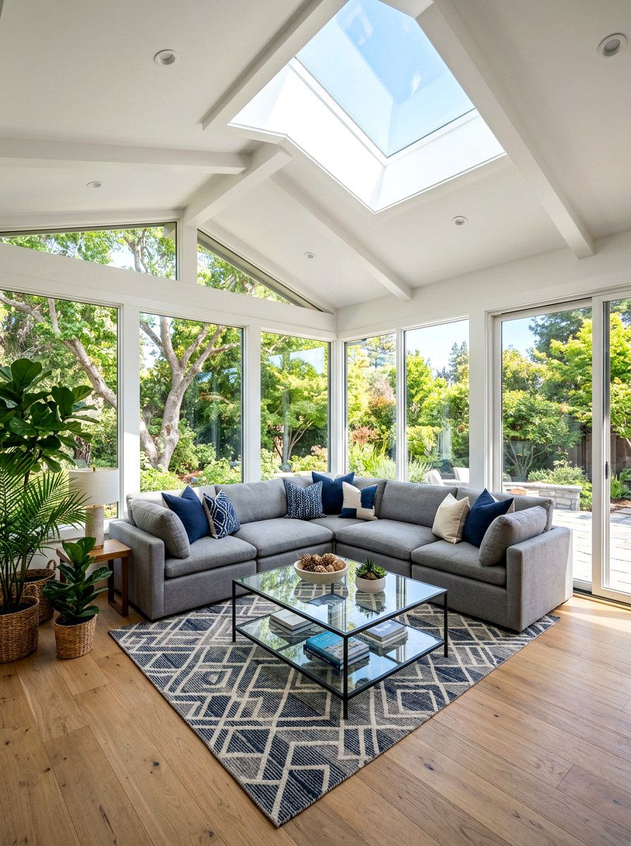 Sectional sunroom sofa - 30 sunroom furniture ideas