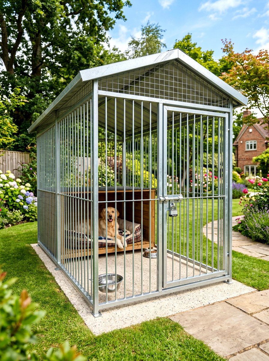 Secure Dog Run Kennel - 30 backyard dog run ideas