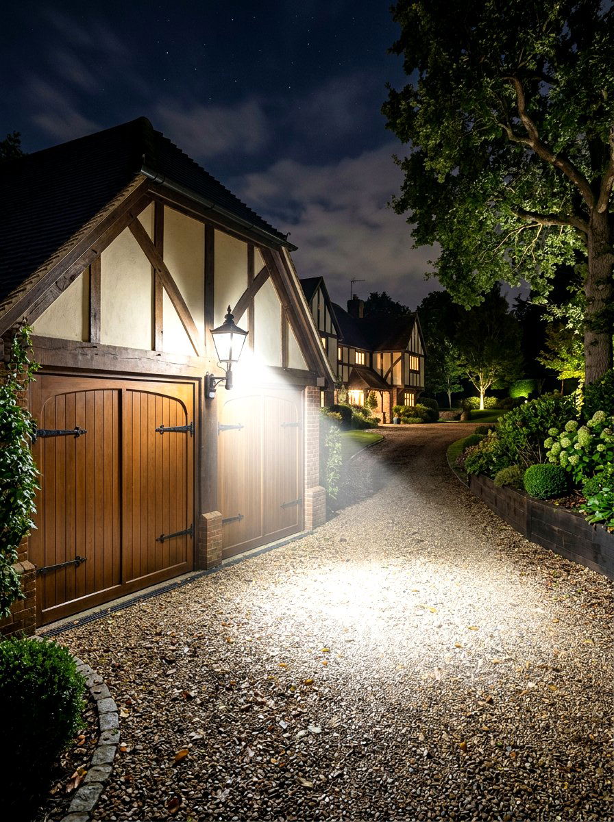 Security Light For Tudor Driveway - 30 Tudor exterior lighting ideas
