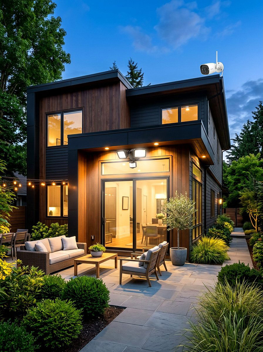 Security Lighting - 30 patio lighting ideas