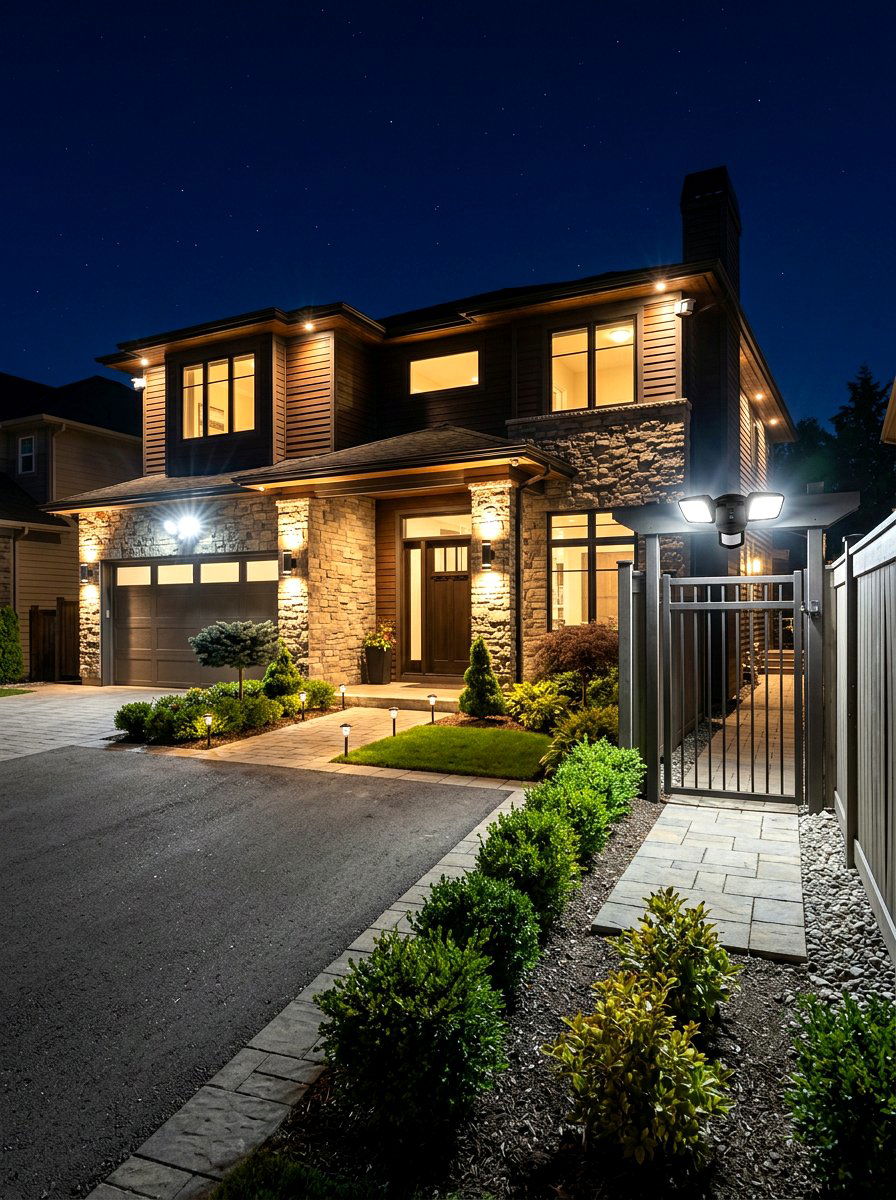 Security lighting system - 30 outdoor lighting ideas