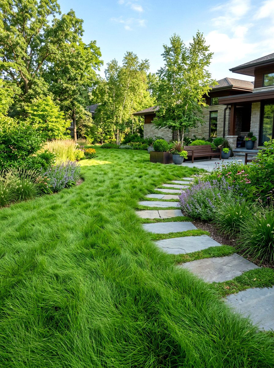 Sedge lawn - 30 native plant landscaping ideas