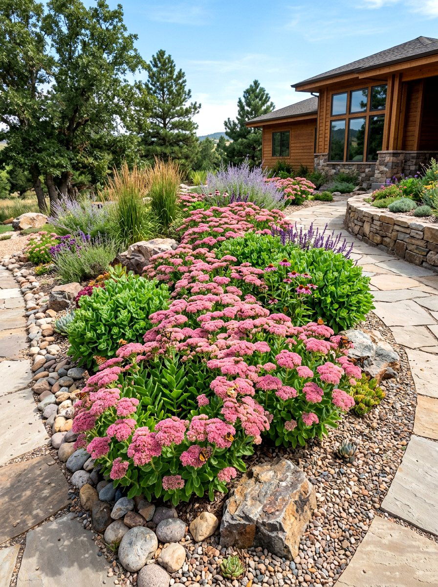 Sedum Butterfly Garden - 30 butterfly host plant garden ideas