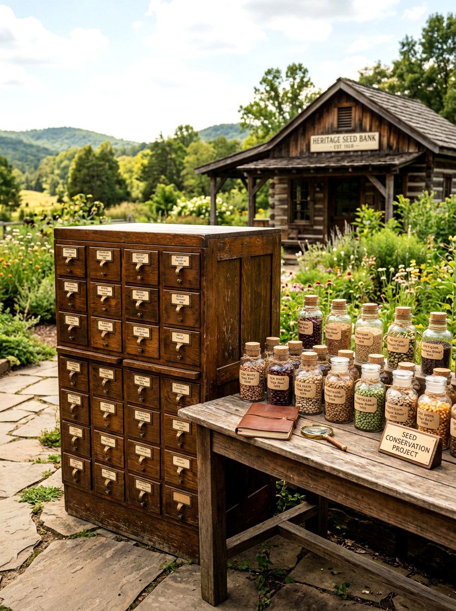 Seed Bank Storage - 30 greenhouse corner ideas