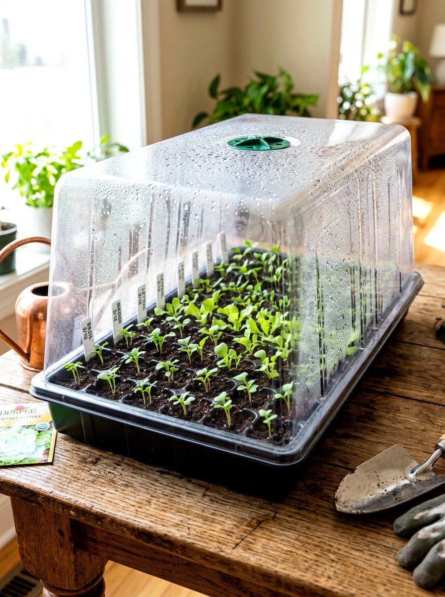Seed Starter Greenhouse - 30 mini greenhouse ideas