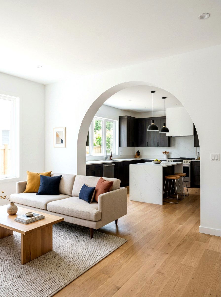Segmental Arch Opening - 30 interior arch ideas