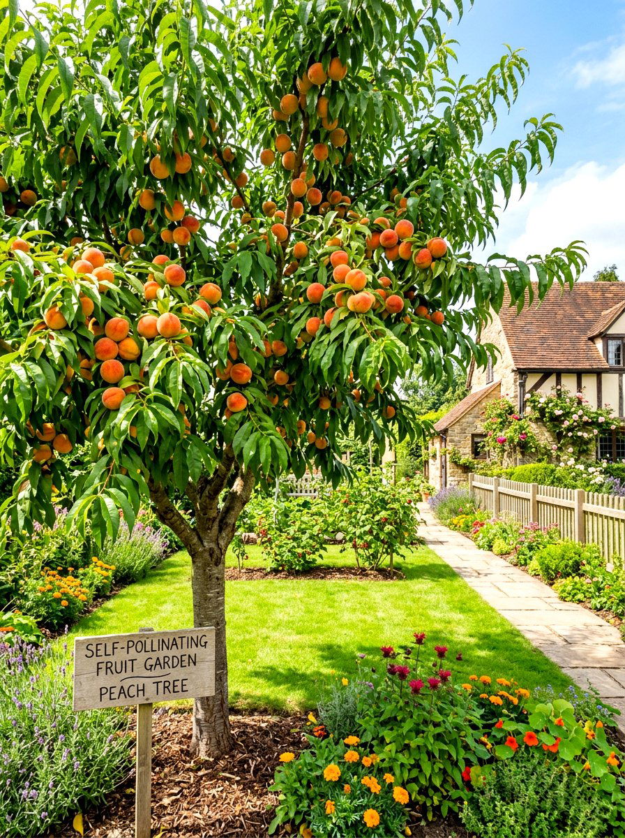 Self Pollinating Fruit Garden - 30 orchard backyard ideas