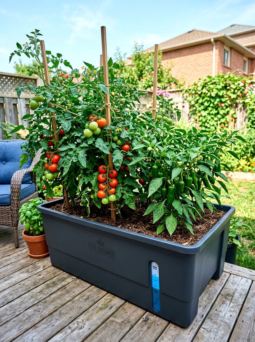 Self Watering Bed - 30 salsa garden ideas