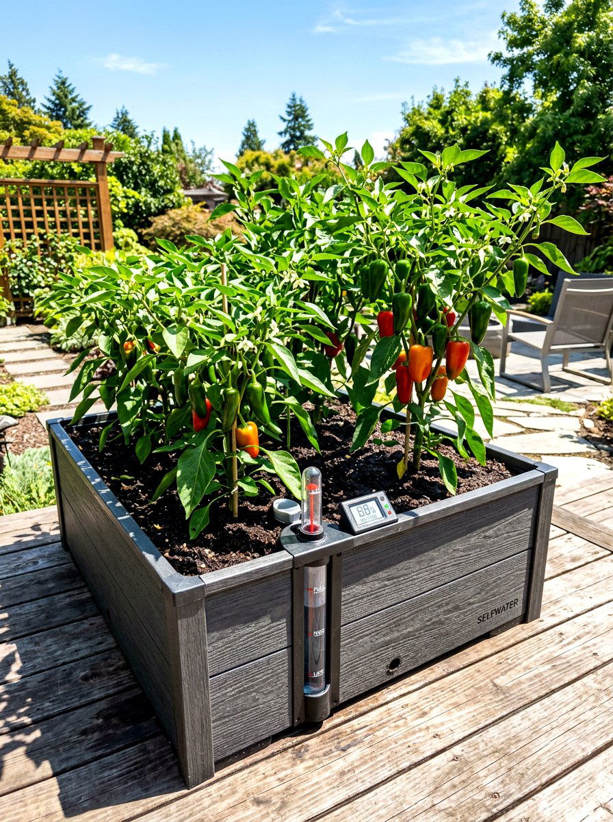 Self Watering Garden Bed - 30 raised kitchen garden ideas