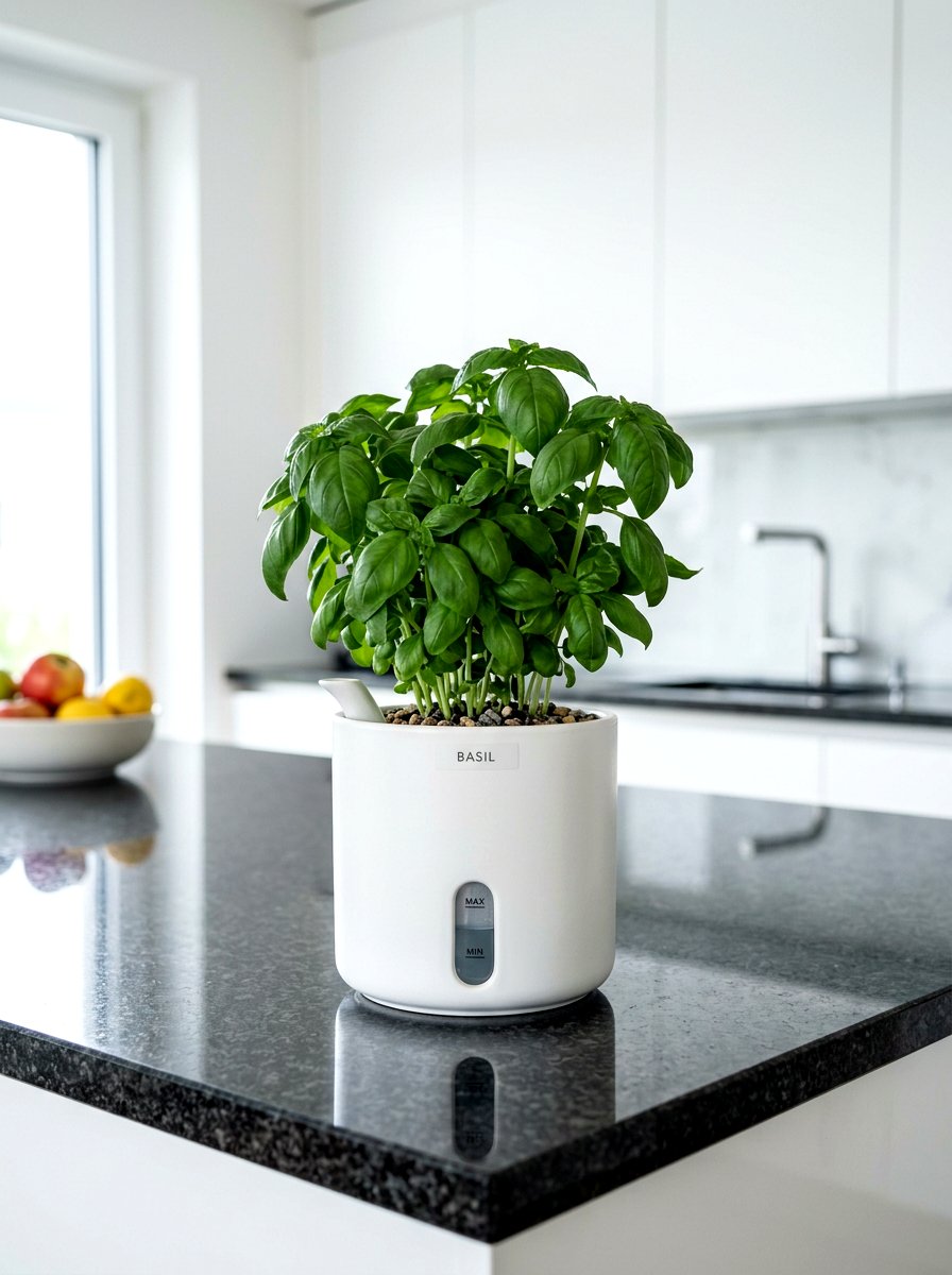 Self Watering Herb Container - 30 herb container garden ideas