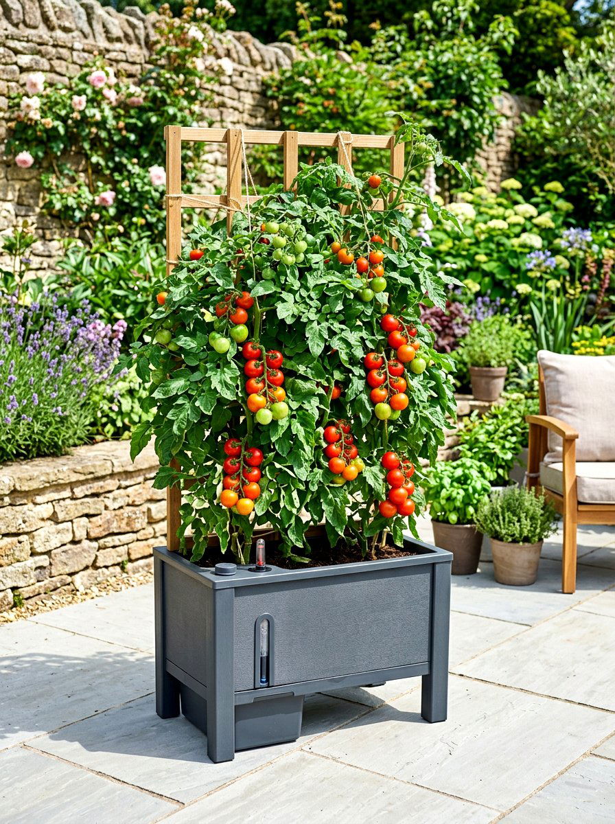 Self Watering Planter - 30 outdoor planter ideas