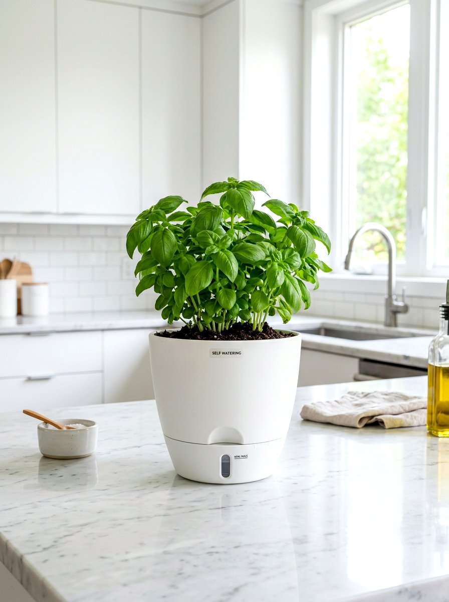 Self Watering Pot - 30 herb planter ideas
