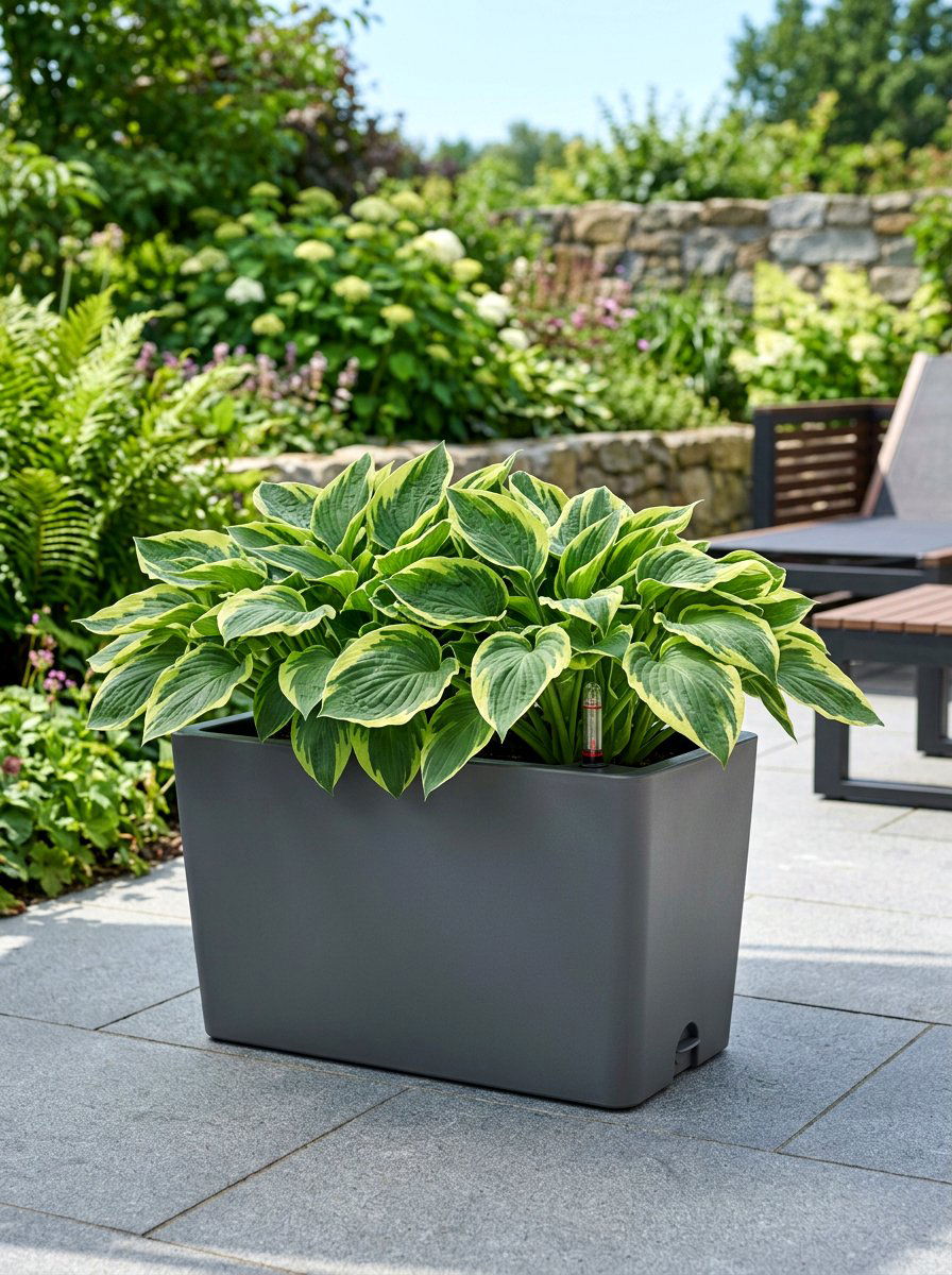 Self Watering Pot - 30 poolside planters ideas