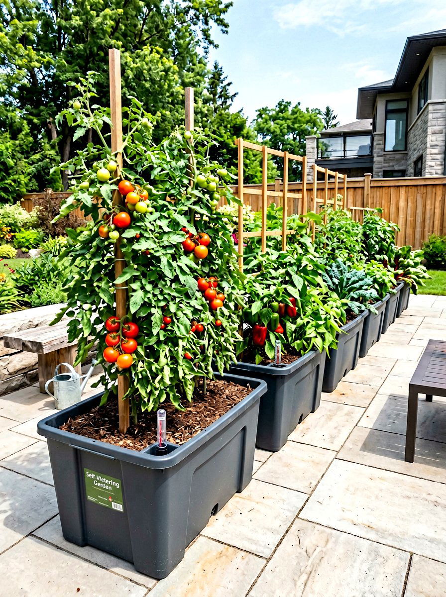 Self Watering Vegetable Garden - 30 vegetable garden ideas