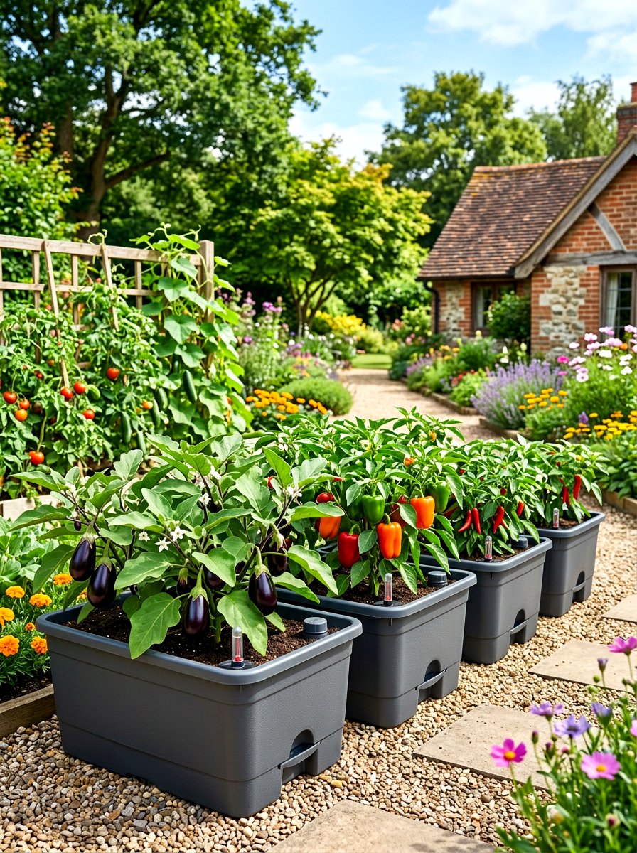 Self Watering Vegetable Garden - 30 year round vegetable garden ideas