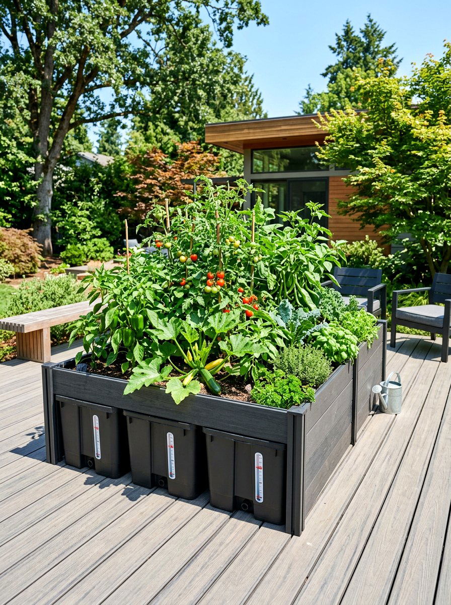 Self Watering Vegetable Garden - 30 backyard vegetable garden ideas