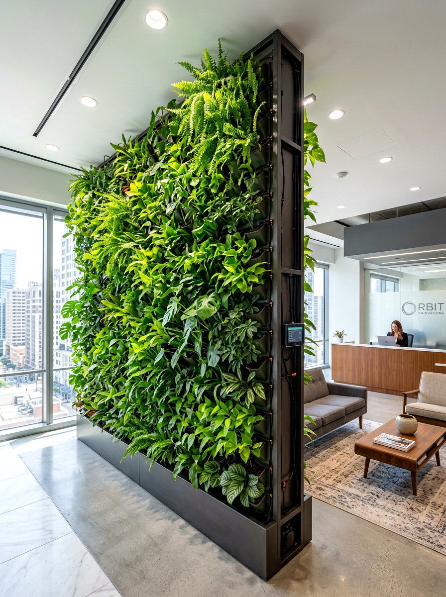 Self Watering Vertical Garden - 30 living wall ideas