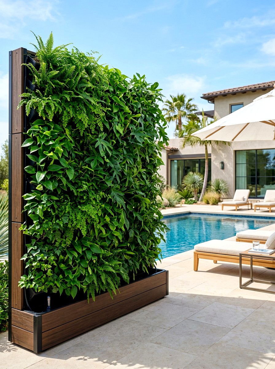 Self Watering Wall - 30 privacy wall planter ideas