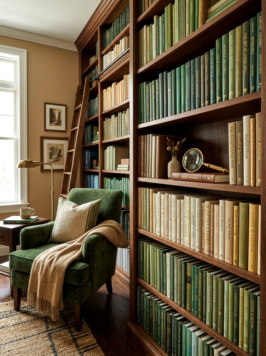 Self help book shelf - 30 wellness shelf styling ideas