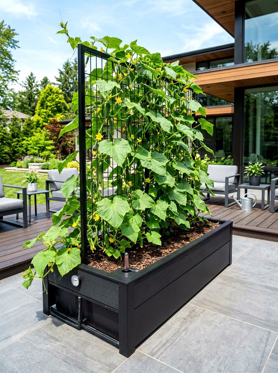 Self watering garden bed - 30 raised garden bed ideas