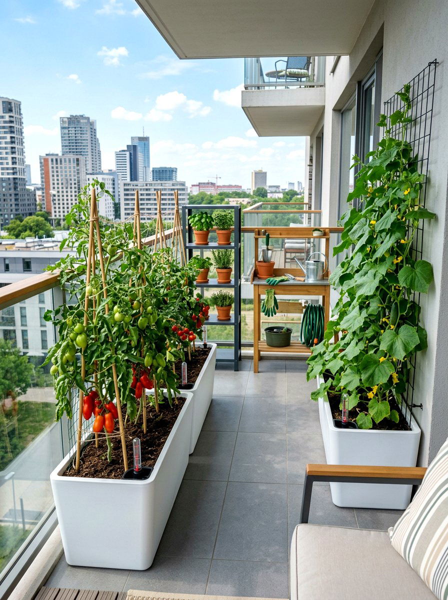 Self watering garden - 30 container garden ideas
