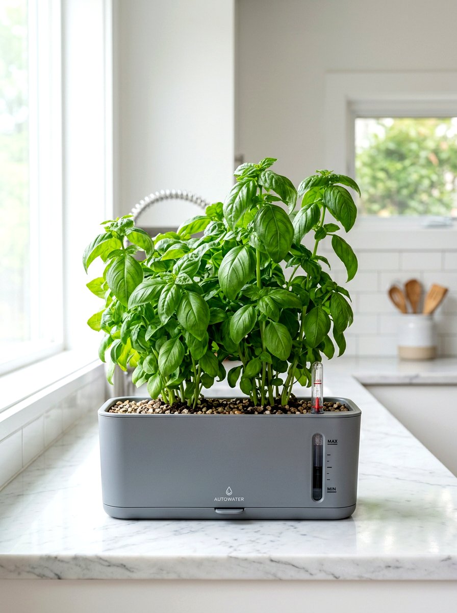 Self watering herb garden - 30 apartment herb garden ideas