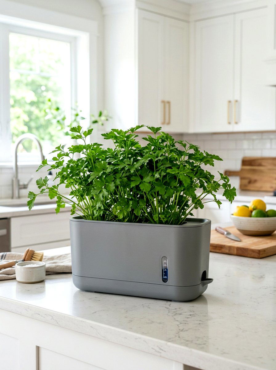 Self watering herb planter - 30 herb garden planter ideas