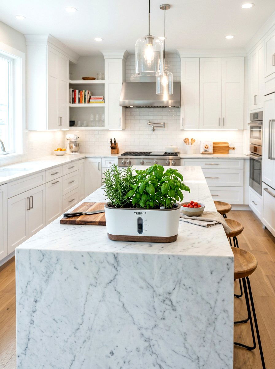 Self watering herb planter - 30 kitchen herb garden ideas